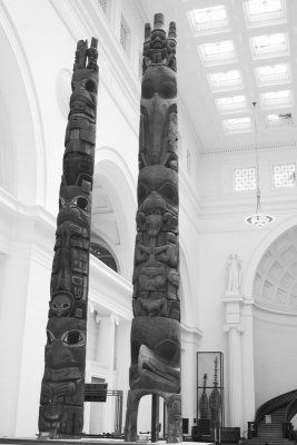 Totem Poles, Field Museum of Natural History, Chicago