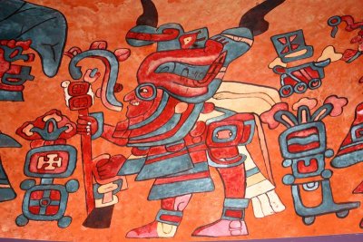 Moche painting from Northwest Peru, Field Museum of Natural History, Chicago