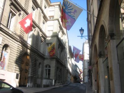 Old city in Geneva