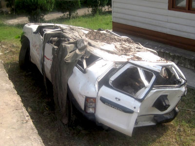 Ambulance after accident