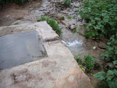 Spring water in Darkoti Bala