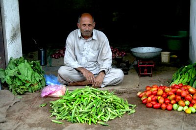 Selling Vegetables