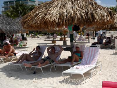 Tiff, Mike &  Nana relaxing
