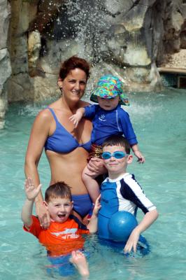 Family Shot at the pool