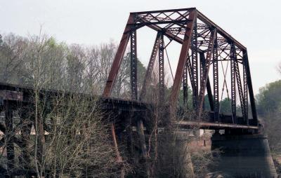 Abandoned RR bridge, Jefferson
