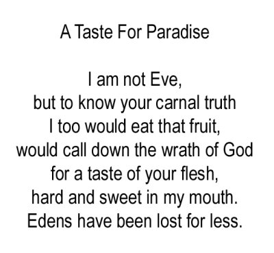 A Taste for Paradise