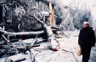 Ice storm in Kingston