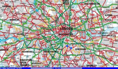 map-South London