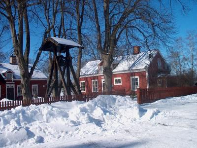 Uppsala: Old vicarage in winter