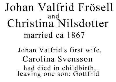 Johan Valfrid+Christina