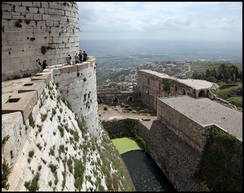 View from top of Krak des Chevaliers