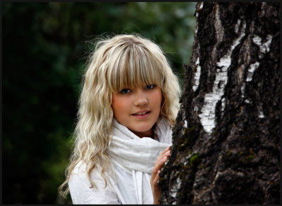 Swedish singer Sanna, 13 years old from Rottne