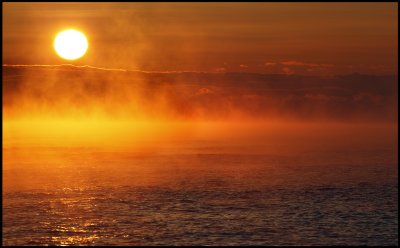 Minus 14 degrees Celcius - Dawn at Simpevarp (Baltic Sea)