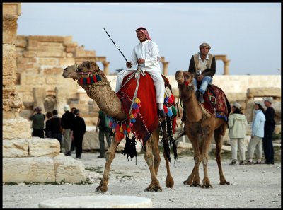 Tourist attraction in Palmyra....