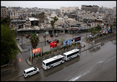 A rainy morning in Aleppo