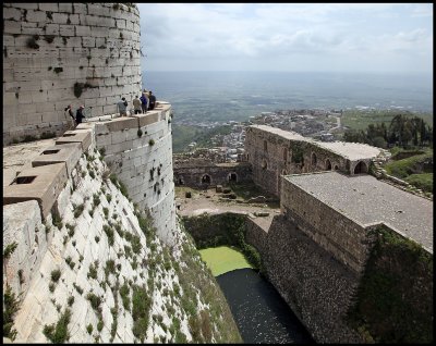 View from top of Krak des Chevaliers