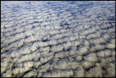 Clouds over western France
