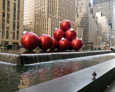 Christmas at the fountain