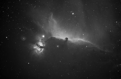 Horsehead Nebula IC 434 & Flame Nebula NGC 2024