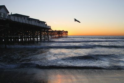Crystal Pier at Sunset