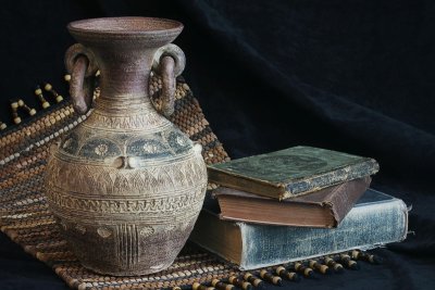 Jug with Books