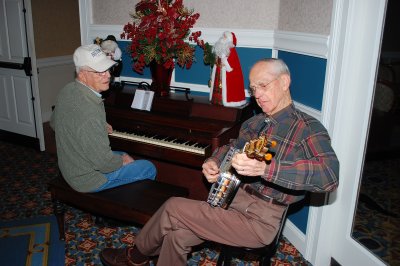 Cliff & Romer making music