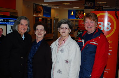 Mom, Lulu, Betty and Karen at Walmart