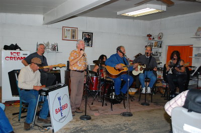 Local color at Bruner's Chapel Groc. New year's eve
