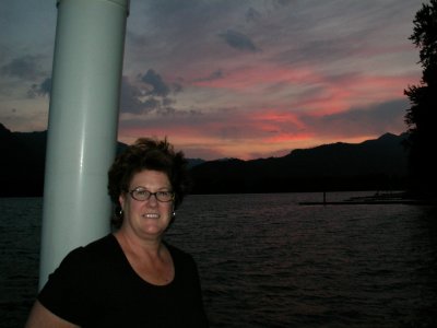 Beautiful + a sunset
