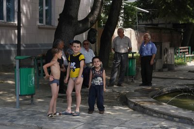 Georgian Kids in the town of Gori...