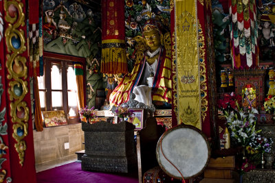 Around town there are lots of temples from all the major Buddhist countries.