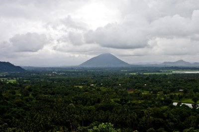 From atop the rock at Dambulla