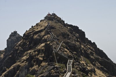 The last bit of stairs to the highest temple. This is maybe 400 steps, of about 8,000 to get there.