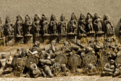 Some discarded Jain idols