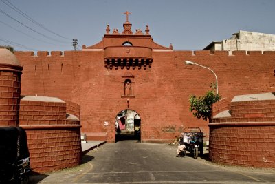 An old gate to Diu town