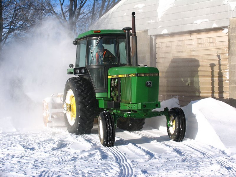 Snow Blowing after the Blizzard