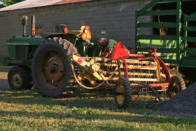 IMG_9771 Getting the hay rake ready