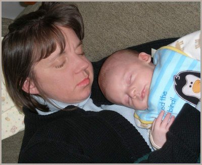 Mommy & Gary Asleep