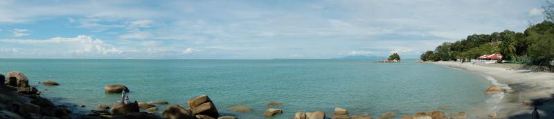 The Coast of Teluk Bahang (Penang Island, Malaysia)