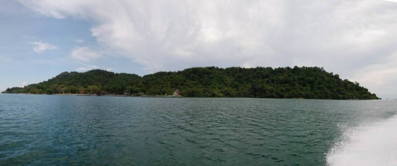 A small Rimau Island located southeastern from (Penang Island, Malaysia)