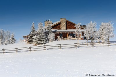 Winter Ranch House