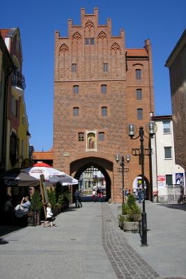 City Gate in Olsztyn Old Town