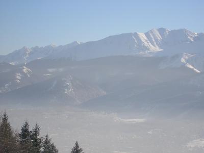 Panorama of Tatra Mountains - view from Gubawka hill