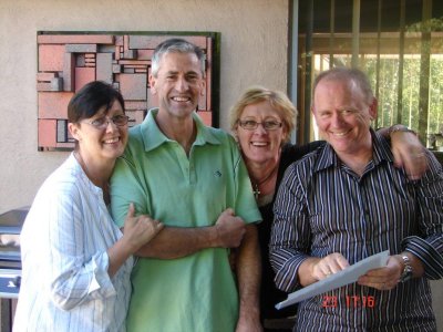 Anne and Steve Murphy, Karen Noye and Wayne Cherry