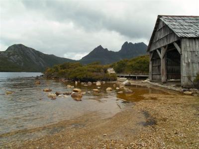 Boat shed on Dove Lake 2