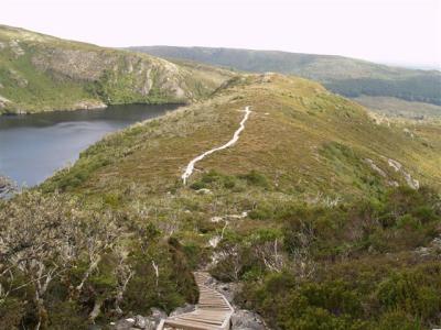 The path up from Creater Lake