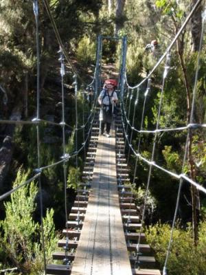 Robert crossing Cephissus Creek