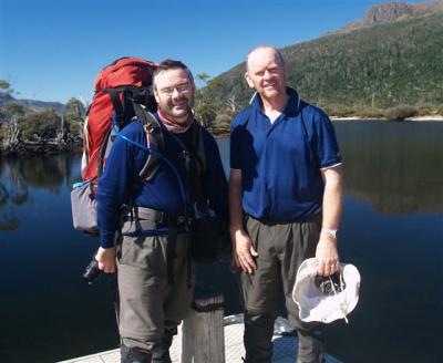 Robert and Wayne at Narcissus Bay