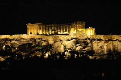 Parthenon at night - Athens