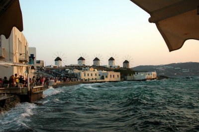 Windmills - Mykenos, Greece